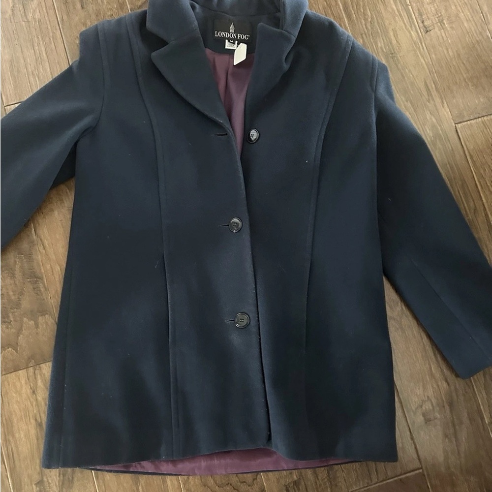London Fog Navy Suit Jacket - Picture 2 of 2